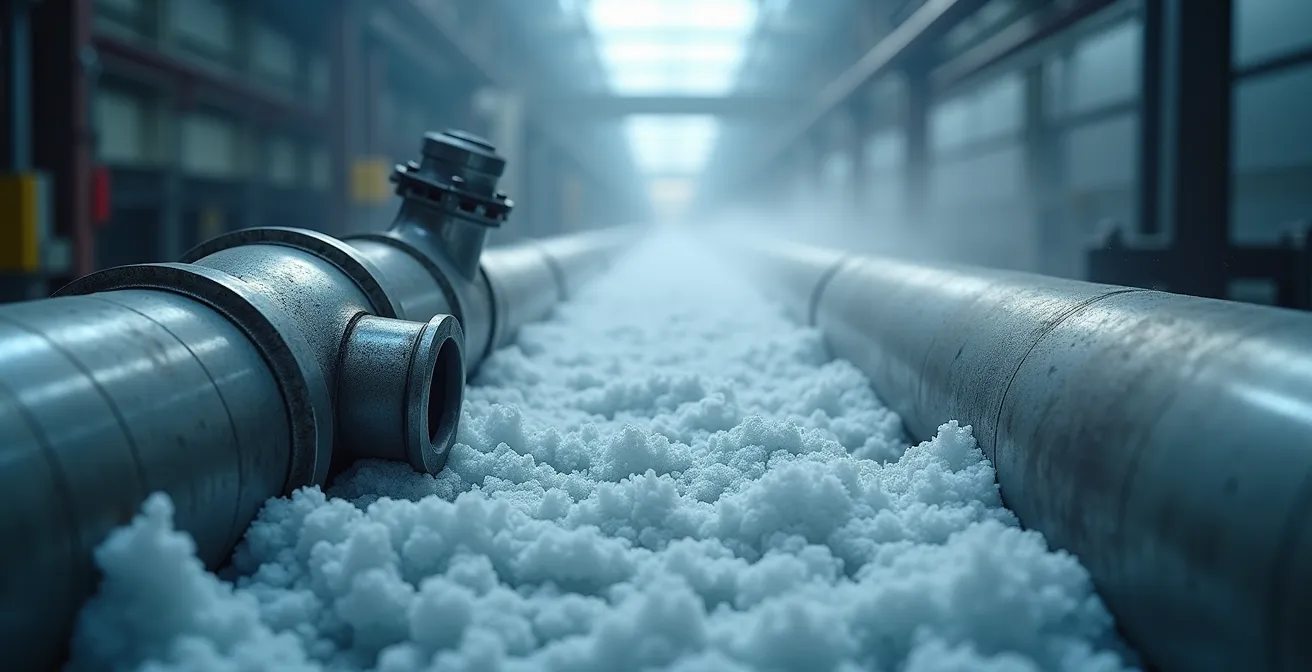 Visualisation des tourbillons de Von Kármán autour d'un doigt de gant en écoulement rapide