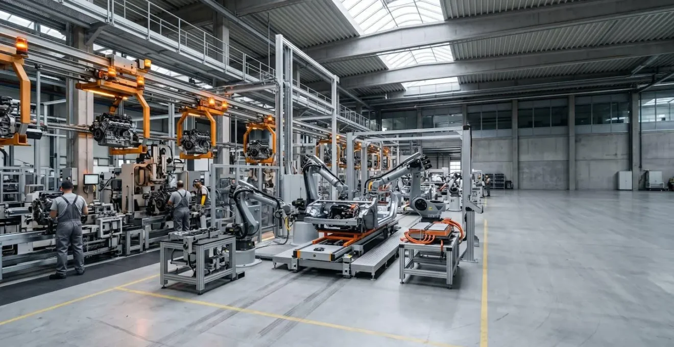 Transformation industrielle d'un atelier automobile vers l'électromobilité