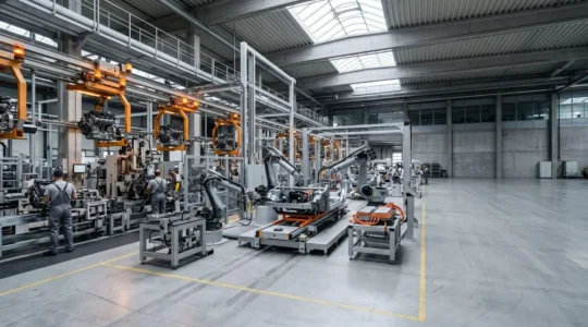 Transformation industrielle d'un atelier automobile vers l'électromobilité